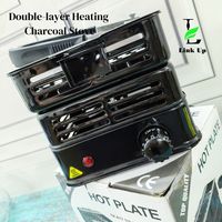 Accessoires pour fumeurs, chauffe-charbon électrique, charbon de noix de coco, charbon à chicha, brûleur à charbon, brûleur électronique