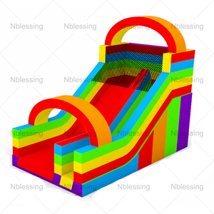 Glissière gonflable de <span class=keywords><strong>piscine</strong></span> de glissière gonflable de conception d'arc-en-ciel commerciale - Product Image 5