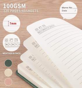 Carnet A6 en PU, mini, portable, avec poche pour <span class=keywords><strong>stylo</strong></span>, carnet de haute qualité, logo personnalisé pour les entreprises, cadeaux de festival - Product Image 3