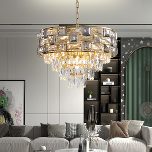 الحديثة تصميم داخلي شنقا الصينية درج كريستال أضواء الثريا اعبا اساسيا - Product Image 2