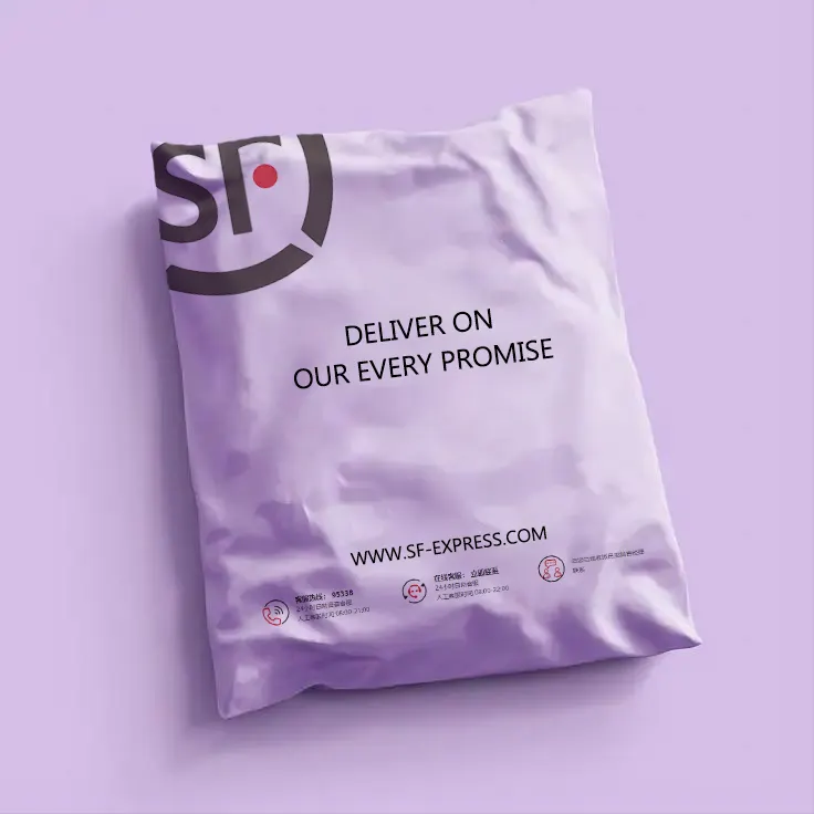 Custom Eco Friendly Poly Mailer Courier Delivery Bag Plastic Mailing Envelops Parcel Bags Shipping Bags For Small Business