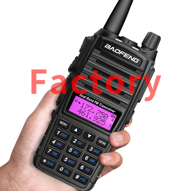 High Quality Baofeng Bf UV 82 UV82 UHF VHF Dual Band Ptt Long Range Ham Wireless 10km Ip67 Two Way Radio Handheld Walkie Talkie