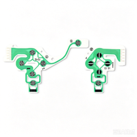 Film conducteur pour manette PS4, film conducteur pour manette PS4 PRO, coussinet en caoutchouc souple, plaque souple PS4