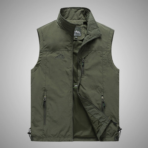 <span class=keywords><strong>Giacca</strong></span> sportiva Casual Outdoor da uomo gilet traspirante con chiusura a cerniera primavera <span class=keywords><strong>e</strong></span> autunno nuovo gilet - Product Image 3