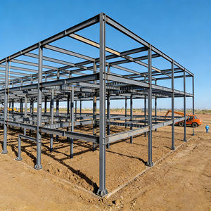 Atelier préfabriqué en structure métallique à faible coût, conception industrielle pour entrepôts, appartements, garages, hôtels - Product Image 1