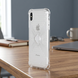 Custodia X-Guard con Anello Magnetico per Telefono in Materiale TPU+PC, Design Trasparente con Grip Incluso, Stile INS Elegante - Product Image 2