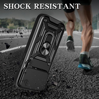 Coque de protection antichoc Launch Armor Slide Window Push avec protection intégrale de l'objectif de la caméra pour iPhone 18 Pro, 17 Pro Max, 17 Air, 17 Pro, 17
