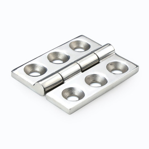 Bisagra para Muebles K76B, Acero Inoxidable 304, Superficie Pulida, Montaje en Superficie, Diseño Industrial Duradero - Product Image 1
