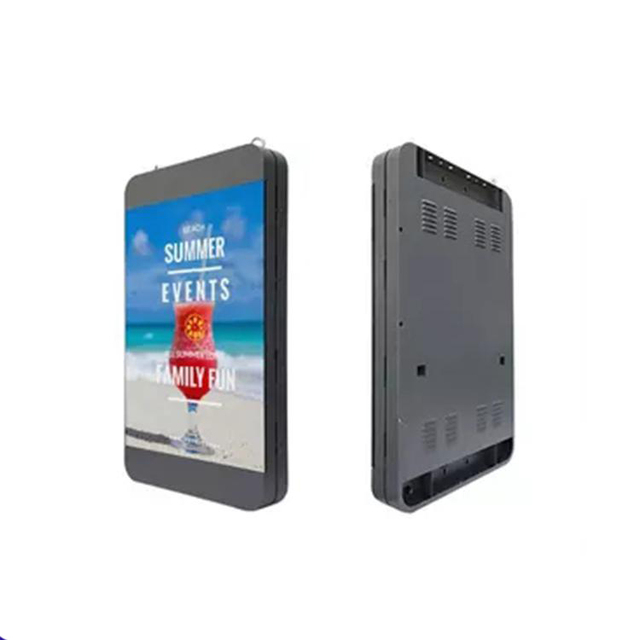 Outdoor P4 P5 P6 P8 P10 Series Pole Light Box Street Lighting Advertising Sign Led Digital Screen