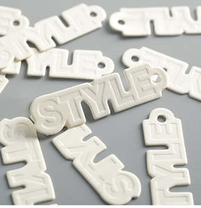 Etichette Personalizzate in <span class=keywords><strong>Carta</strong></span> per Abbigliamento con Logo Stampato, Cartellini in <span class=keywords><strong>Carta</strong></span> Goffrata Beige - Product Image 4