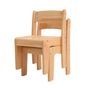 Montessori Stackable Wood Children Chair Nursery Daycare Preschool Classroom Furniture Wooden Study Chair for Kids