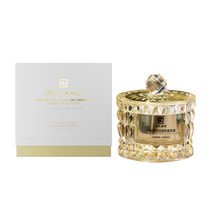 Hidratante Facial com Multi-Peptídeos e Colágeno 50g, Creme Energizante Antirrugas com Ácido Hialurônico e Vitamina E, Firmador, Lifting e Creme para Acne - Product Image 1