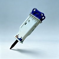 Marteau briseur hydraulique silencieux à angle droit Gobit de qualité supérieure, fabriqué par un fabricant de confiance, pour ponts