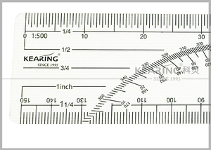 Thước Đo Tỷ Lệ Mini 1:500/1:000 Bằng Nhựa In Giữa Thân Thiện Với Môi Trường 0.5Mm Không Cần Sơn #8507 - Product Image 6