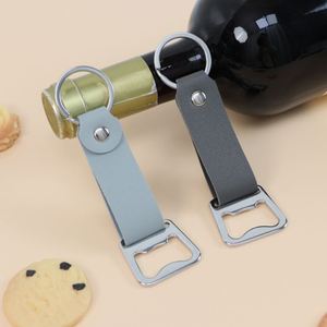 Porte-clés en cuir personnalisé, ouvre-bouteille portable, cadeau de bienvenue pour le meilleur homme, fête de mariage, bar, promotionnel - Product Image 3