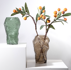 Vaso in Vetro Creativo Stile Europeo <span class=keywords><strong>con</strong></span> Motivo Giglio e Montagna, Vaso Decorativo per Fiori e Arredamento Casa - Product Image 5