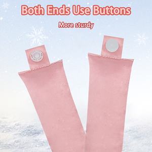 Rizadores <span class=keywords><strong>de</strong></span> Cabello Sin Calor con Cinta <span class=keywords><strong>de</strong></span> Satén Suave OEM, Rizadores <span class=keywords><strong>de</strong></span> Cabello con Diadema, Cubierta <span class=keywords><strong>de</strong></span> <span class=keywords><strong>Tela</strong></span> Plástica, Cómodos para Dormir - Product Image 4