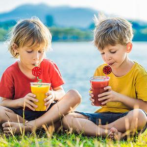 Paille de fête LAIMAI en PETG réutilisable de qualité alimentaire, motif de dessin animé tendance, design en spirale, pour les célébrations d'<span class=keywords><strong>anniversaire</strong></span>, les jeux, les cadeaux - Product Image 4