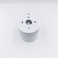 Plafonnier LED d'urgence encastré avec boîtier ABS, batterie de secours rechargeable non entretenue, couvercle de rechange pour surface
