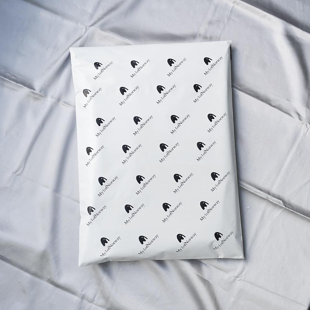 White mailer (this link for 1 side 1 color logo printed)