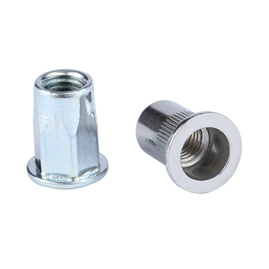 M4 M5 <span class=keywords><strong>M6</strong></span> M8 M10 M12 Insert de rivetage métrique en acier au carbone de haute qualité à tête hexagonale plate - Product Image 3