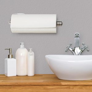 Porte-serviettes en papier Kamenstein Perfect Tear, fixation murale ou sous l'<span class=keywords><strong>armoire</strong></span> - Système à cliquet breveté en aluminium moulé sous pression - Product Image 5