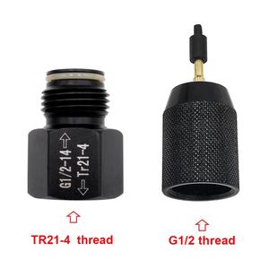 Adaptador de Carga de CO2 de Aleación de Aluminio Zimakyfa con Conexión Roscada para Cartuchos Desechables Modelo CQJT-G1/2-SDA # T - Product Image 4