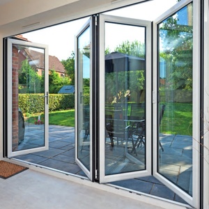 Portes pliantes en aluminium à double vitrage insonorisées pour véranda - Product Image 4