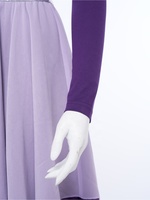 Robe de danse liturgique pour femmes, tenue de culte, manches longues, en mousseline, ourlet asymétrique, vêtement de danse lyrique pour l'église