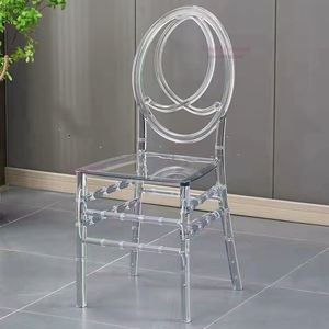 Fábrica al por mayor moderno apilable irrompible Hotel al aire libre boda cristal transparente fiesta sillas de plástico para eventos - Product Image 4
