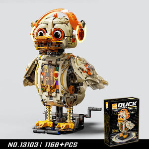 MJI 13103 Modèle de blocs à petites particules, Canard mécanique, Ensemble de jouets de construction en plastique créatif et éducatif, Vente en gros - Product Image 6