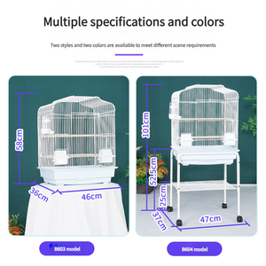 กรงสัตว์เลี้ยงโลหะขนาดใหญ่พิเศษสำหรับการเพาะพันธุ์นกอย่างวิลล่านกคอกคาทีล - Product Image 2