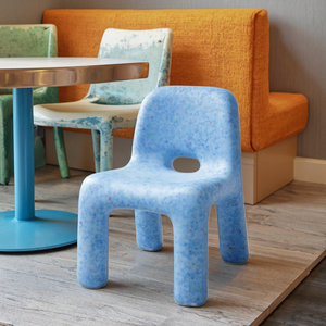 เก้าอี้เด็กลายหินขัดหลากสีสไตล์นอร์ดิกสำหรับร้านอาหารห้องนอนสวน - Product Image 6