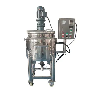 50l 200l Verwarming Agitator Wasmiddel Machines Cosmetisch Maken Vloeibare Wassen Mengmachine Cosmetische Mixer Vh 50 Mixer Machine
