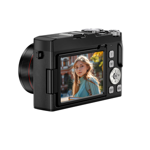 Retro 4K Digital <b>Camera</b> <b>for</b> Photography Autofocus 64MP 18X Digital Zoom 2.8'' 180° Flip Screen Vlogging Video Compact Cameras - Product Image 3