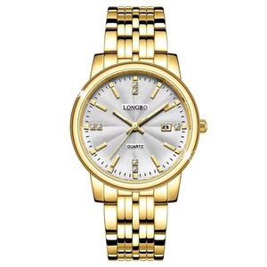 Montres à quartz de haute qualité pour hommes et femmes avec aiguilles lumineuses, affichage du calendrier, étanches 30M, en acier inoxydable, montre de couple - Product Image 2