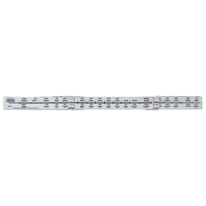 Divisores Longitudinales Ranurados Fami, Altura Frontal 100-125 mm, Eh78 Dim Mm D1323 H75, Galvanizados - Product Image 3