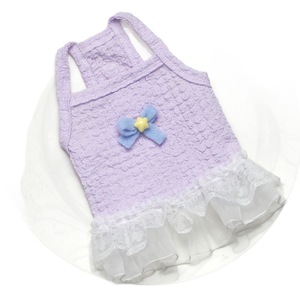 Ropa linda para perros para primavera y verano, vestidos adorables, tops con tirantes, conjuntos para Teddy y Bichon Frise, nuevo estilo 26, para mascotas - Product Image 5