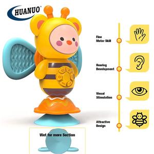 Enfants animaux <span class=keywords><strong>jouets</strong></span> rotatifs Spin bébé jeu <span class=keywords><strong>ventouse</strong></span> <span class=keywords><strong>jouets</strong></span> bébé filature jouet avec lumière et musique - Product Image 4