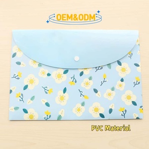 <span class=keywords><strong>Pochette</strong></span> en PVC de style simple, sac transparent esthétique, fournitures scolaires, étui à stylos, porte-documents - Product Image 5