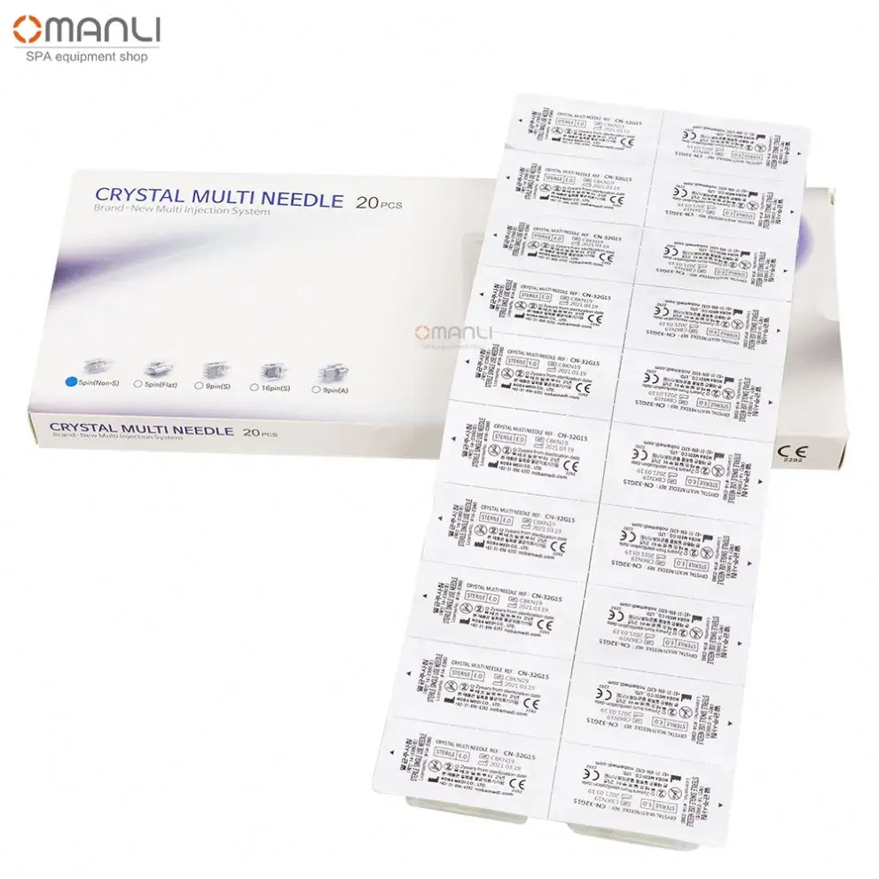 Beste Diepe Rimpel Fillere Crystal 5 Pin Multi Naald Voor Mesotherapie Injecties