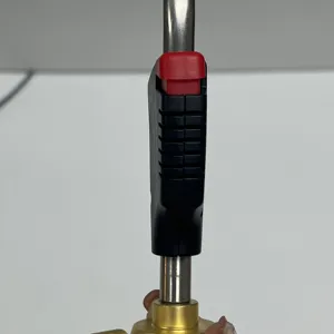 Cabezal de soplete de propano para soldadura de Gas, cilindro de arranque manual de Encendido automático, soldadura con llama de Triple punto