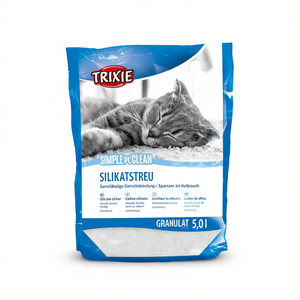 Litière granulée au silicate Trixie 5,0 L pour chats, contrôle des odeurs - Product Image 1