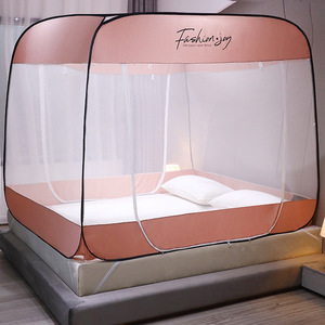 Ouverture de <span class=keywords><strong>porte</strong></span> 3 côtés avec fermeture éclair auto-ouverture auto-installation avec impression numérique grand espace lit auvent <span class=keywords><strong>moustiquaire</strong></span> - Product Image 2