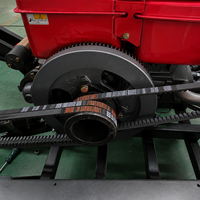 Tondeuse à gazon sur chenilles diesel Kubota 16HP refroidie par eau, télécommandée, coupe-herbe tout-terrain 1000mm, débroussailleuse pour défrichage