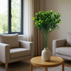 CASAMAX WL CZ-6522 Fiori Artificiali in Plastica, Foglie Realistiche ad Alta Simulazione, Confezione Singola, Decorazione Moderna per Interni - Product Image 3