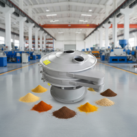 Tamiseur vibrant rotatif multicouche pour granulés plastiques et poudres