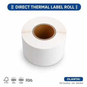 Rollo de Etiquetas Térmicas para Envíos de 4x6 Pulgadas para Comercio Electrónico, Almacén, Mensajería, Embalaje, Etiquetas Adhesivas Impermeables para Direcciones de Correo - Product Image 2