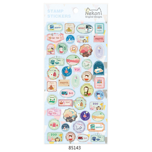 Nekoni Kawaii Numéro Autocollants Personnalisé PVC Vinyle Autocollants Adhésifs pour Enfants Autocollants Décoratifs - Product Image 3