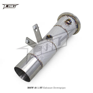 Collettore di Scarico BSK per <span class=keywords><strong>BMW</strong></span> I8 1.5T 2014-2023, Tubo a Flusso Libero con Sistema di Scarico Sportivo in Acciaio Inox - Product Image 6